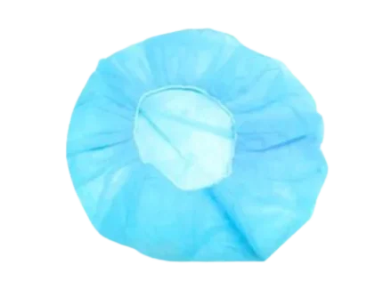 Bouffant cap, Nurse's Blue and whit